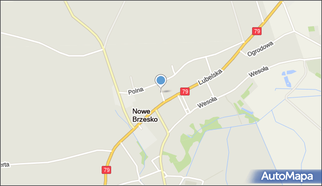 Nowe Brzesko, Targowa, mapa Nowe Brzesko