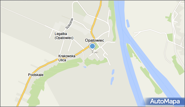 Opatowiec powiat kazimierski, Targowa, mapa Opatowiec powiat kazimierski