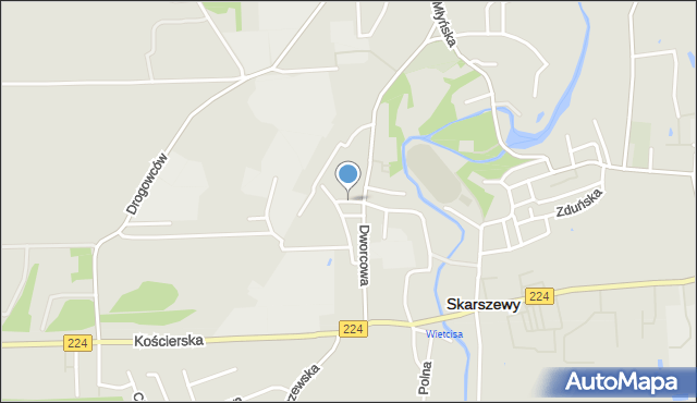 Skarszewy powiat starogardzki, Targowa, mapa Skarszewy powiat starogardzki