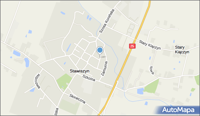 Stawiszyn powiat kaliski, Targowa, mapa Stawiszyn powiat kaliski