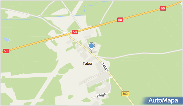 Tabor, Tabor, mapa Tabor