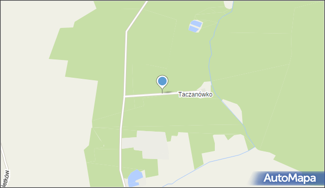 Taczanówko, Taczanówko, mapa Taczanówko