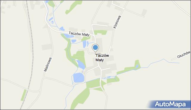 Taczów Mały, Taczów Mały, mapa Taczów Mały