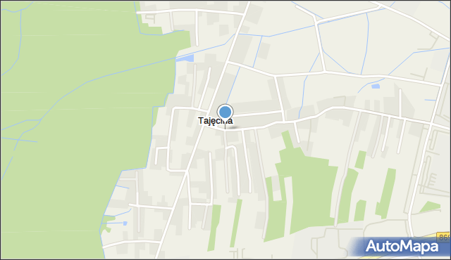 Tajęcina, Tajęcina, mapa Tajęcina