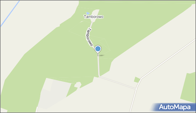 Tamborowo, Tamborowo, mapa Tamborowo