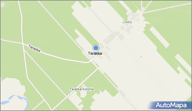 Taraska, Taraska, mapa Taraska