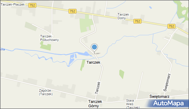 Tarczek, Tarczek, mapa Tarczek