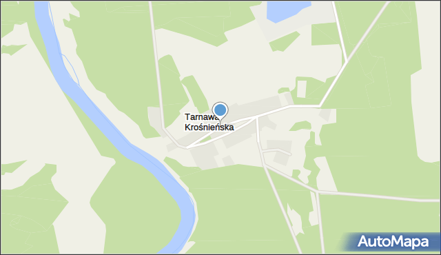 Tarnawa Krośnieńska, Tarnawa Krośnieńska, mapa Tarnawa Krośnieńska