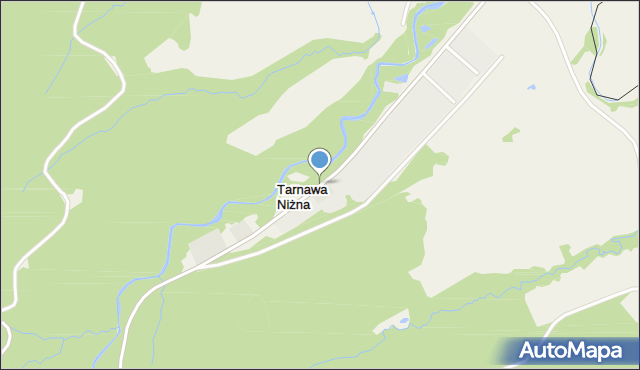 Tarnawa Niżna, Tarnawa Niżna, mapa Tarnawa Niżna