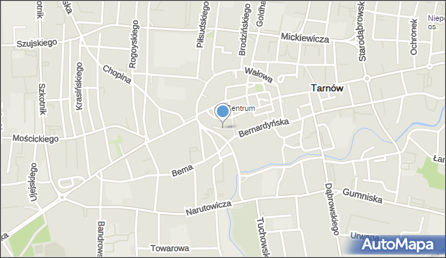 Tarnów, Taras, mapa Tarnów