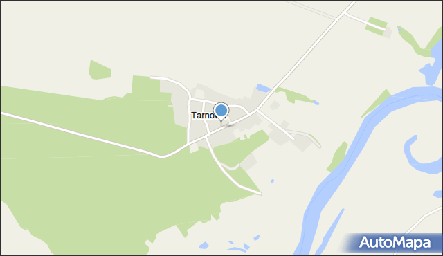 Tarnowa gmina Pyzdry, Tarnowa, mapa Tarnowa gmina Pyzdry