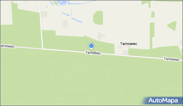 Tarnowiec gmina Lwówek, Tarnowiec, mapa Tarnowiec gmina Lwówek