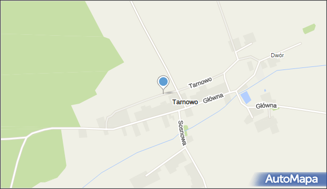 Tarnowo gmina Miastkowo, Tarnowo, mapa Tarnowo gmina Miastkowo