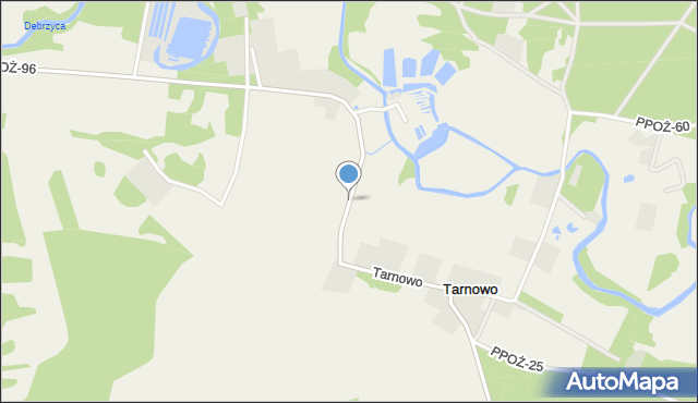 Tarnowo gmina Szydłowo, Tarnowo, mapa Tarnowo gmina Szydłowo