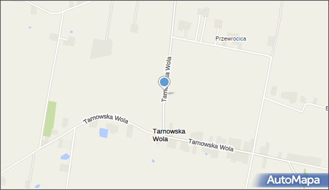 Tarnowska Wola gmina Lubochnia, Tarnowska Wola, mapa Tarnowska Wola gmina Lubochnia