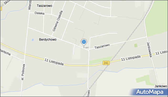 Wągrowiec, Taszarowo, mapa Wągrowiec