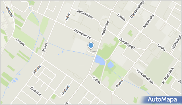 Zduńska Wola, Targowa, mapa Zduńska Wola