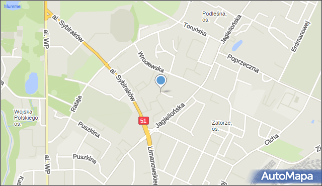 Olsztyn, Tczewska, mapa Olsztyna