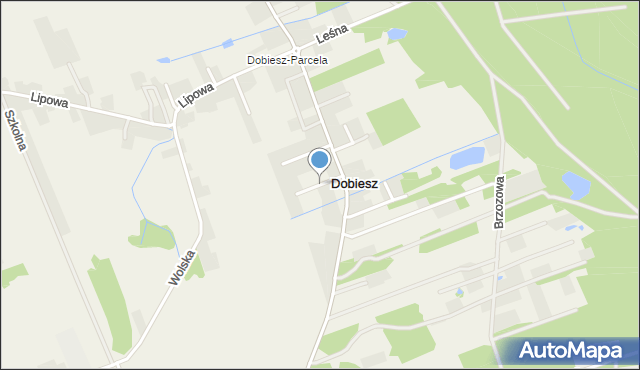 Dobiesz, Tęczowa, mapa Dobiesz