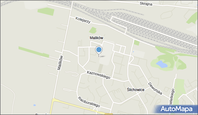 Kielce, Tektoniczna, mapa Kielc