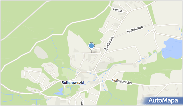 Sulistrowiczki, Tęczowa, mapa Sulistrowiczki