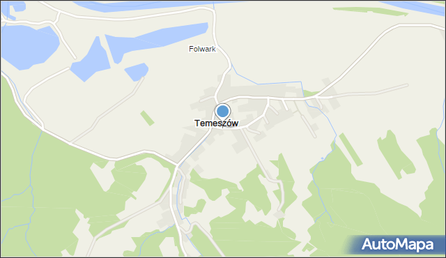 Temeszów, Temeszów, mapa Temeszów