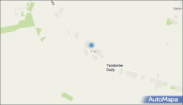 Teodorów Wielki, Teodorów Duży, mapa Teodorów Wielki