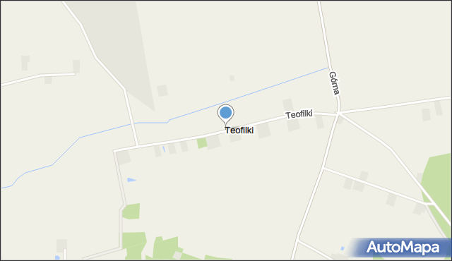 Teofilki, Teofilki, mapa Teofilki