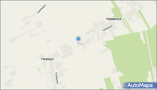 Tereszyn, Tereszyn, mapa Tereszyn