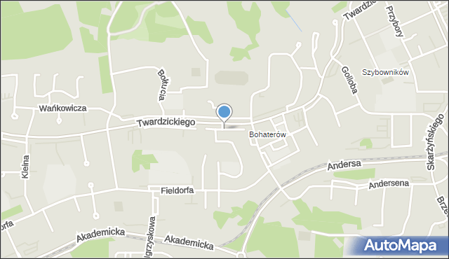 Bydgoszcz, Thommée Wiktora, gen., mapa Bydgoszczy