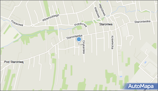 Rzeszów, Tkacka, mapa Rzeszów