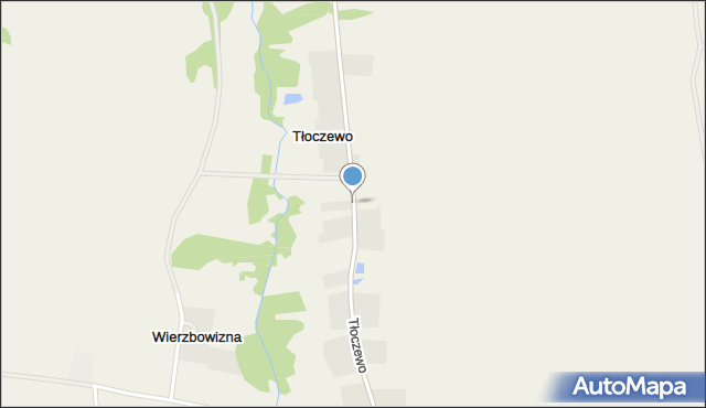 Tłoczewo, Tłoczewo, mapa Tłoczewo