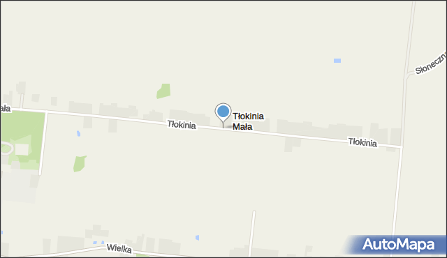 Tłokinia Mała, Tłokinia Mała, mapa Tłokinia Mała