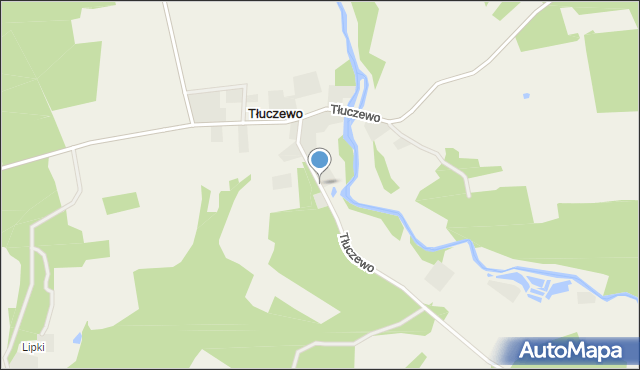 Tłuczewo, Tłuczewo, mapa Tłuczewo