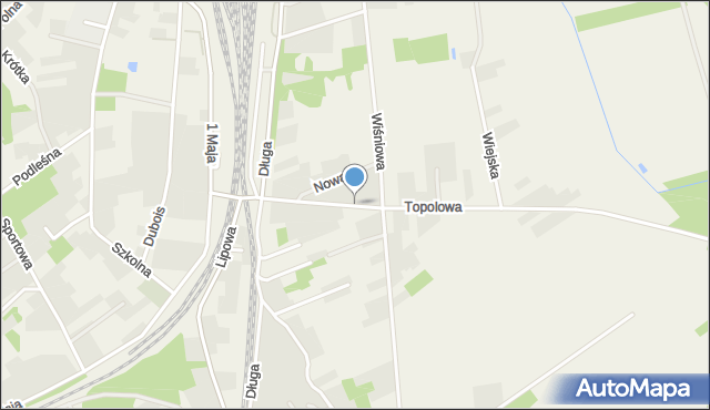 Czeremcha powiat hajnowski, Topolowa, mapa Czeremcha powiat hajnowski