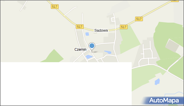 Czernin gmina Sztum, Topolowa, mapa Czernin gmina Sztum