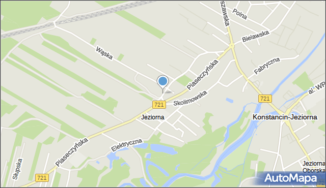 Konstancin-Jeziorna, Torowa, mapa Konstancin-Jeziorna