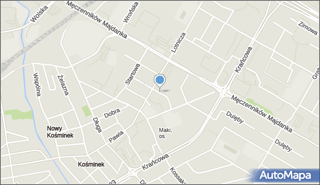 Lublin, Topolowa, mapa Lublina