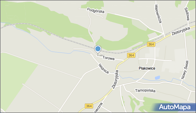 Lwówek Śląski, Torowa, mapa Lwówek Śląski