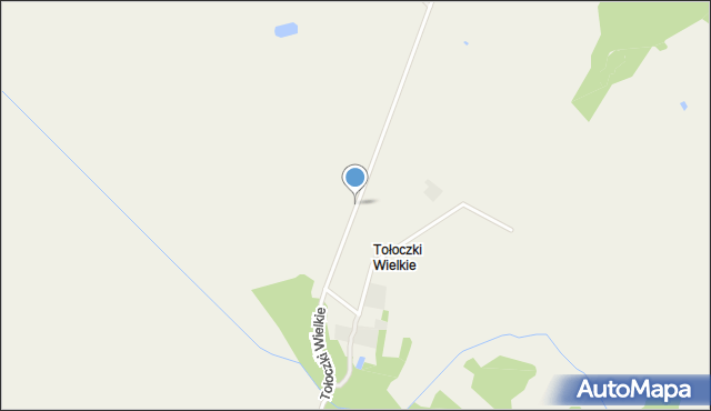 Parczowce, Tołoczki Wielkie, mapa Parczowce