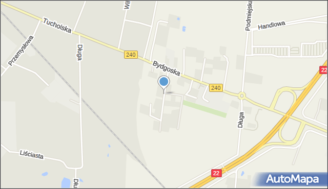 Pawłówko gmina Chojnice, Torowa, mapa Pawłówko gmina Chojnice