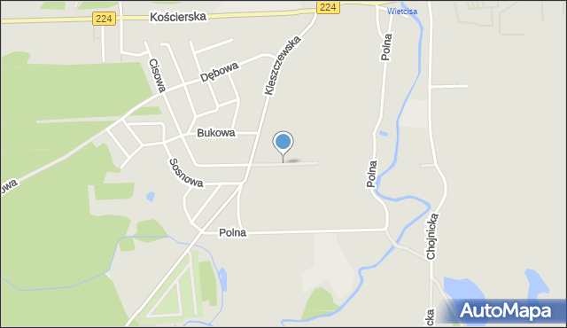 Skarszewy powiat starogardzki, Topolowa, mapa Skarszewy powiat starogardzki