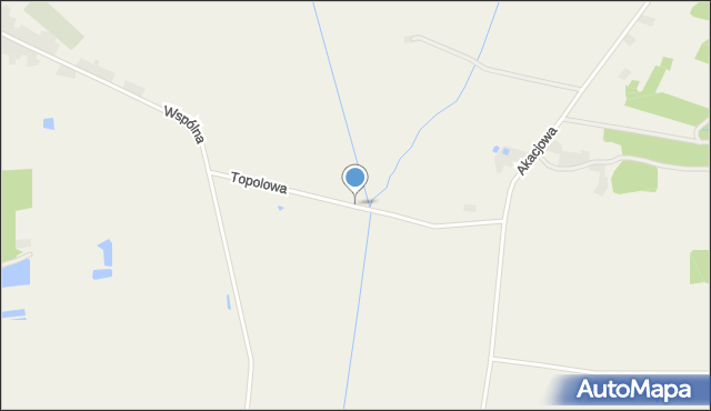 Stobno gmina Trzcianka, Topolowa, mapa Stobno gmina Trzcianka