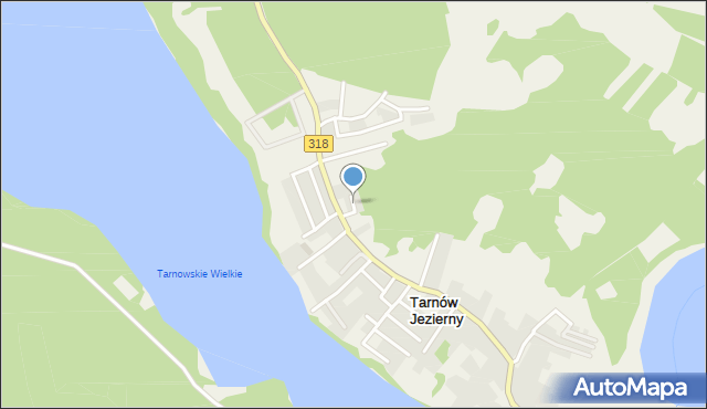 Tarnów Jezierny, Torfowa, mapa Tarnów Jezierny