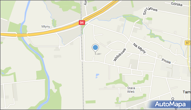 Tarnowiec gmina Tarnów, Torowa, mapa Tarnowiec gmina Tarnów