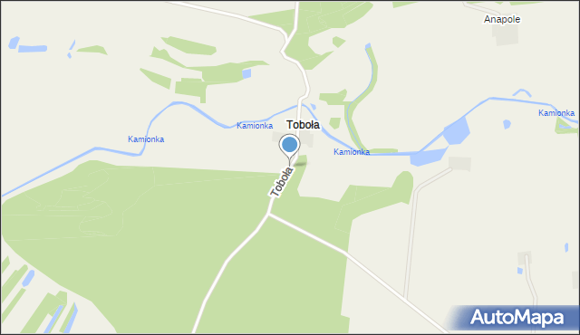 Toboła, Toboła, mapa Toboła