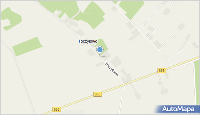 Toczyłowo, Toczyłowo, mapa Toczyłowo