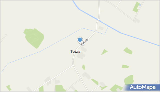 Todzia, Todzia, mapa Todzia