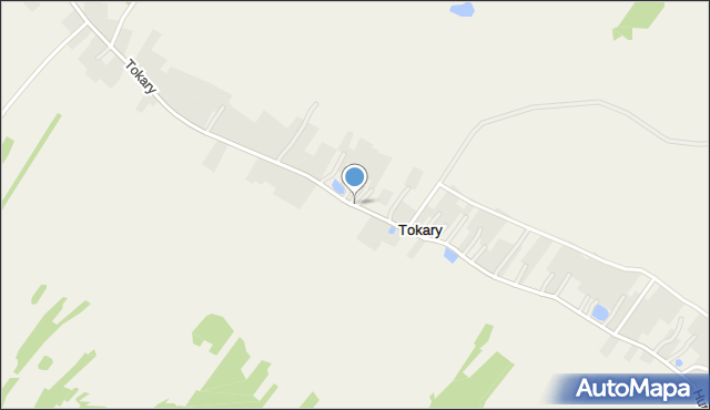 Tokary gmina Turobin, Tokary, mapa Tokary gmina Turobin