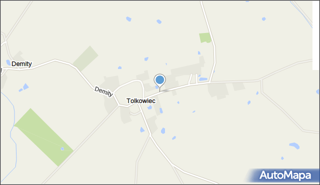 Tolkowiec, Tolkowiec, mapa Tolkowiec